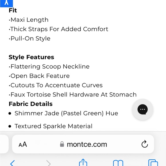 Montce Jade Sparkle Ky Maxi Dress - Picture 6 of 6